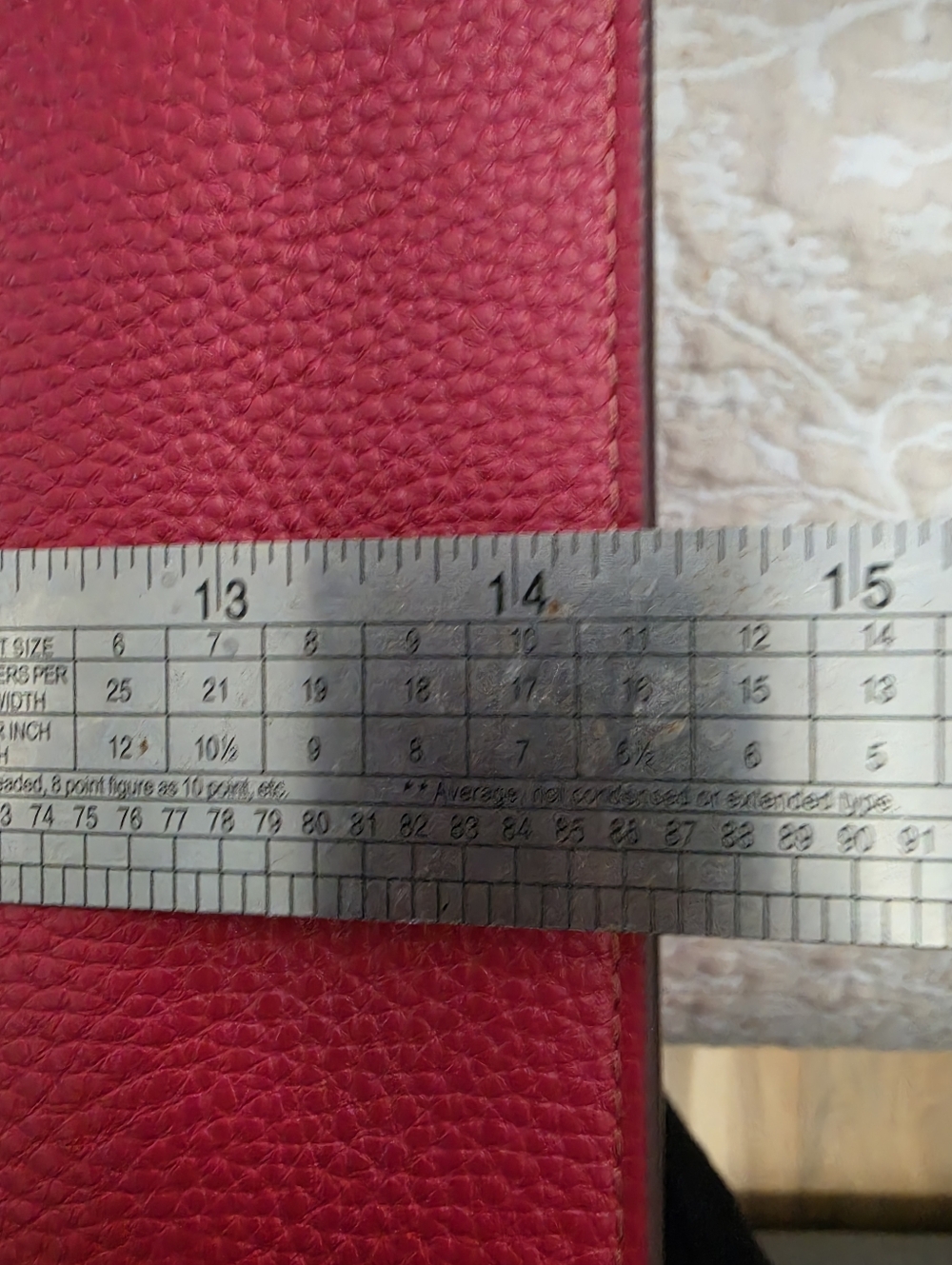 Coach Cherry Red Pebbled Leather Tote with Gold Accents - Picture 10 of 11